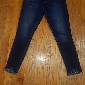Jean's Ankle fringes